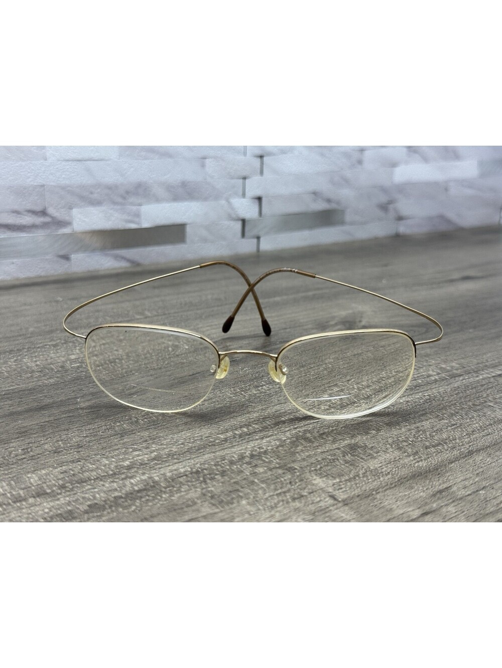 Silhouette Eyeglasses Gold M 7484 6081 Semi Rimless Frames 49[]21-150 Austria